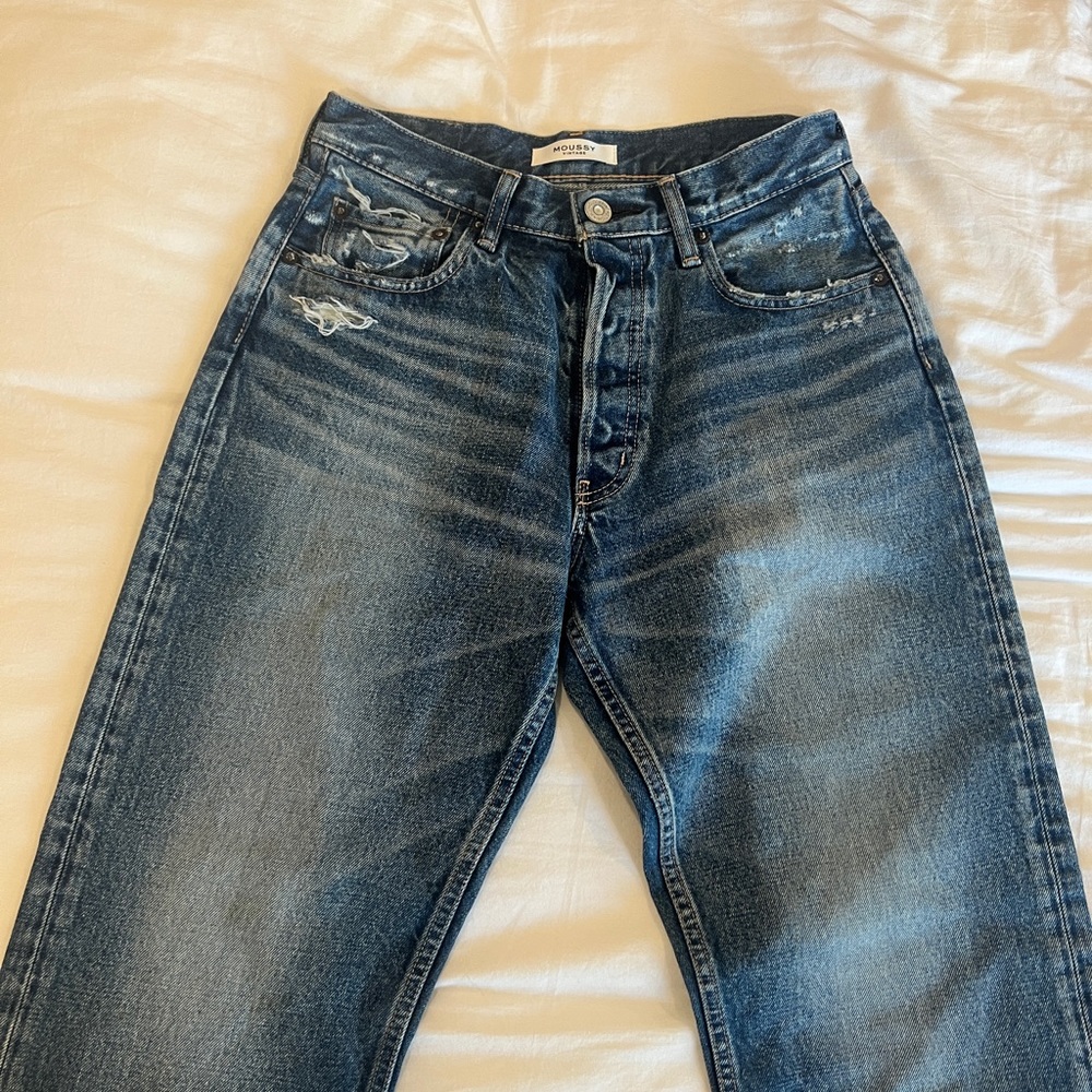 Moussy Vintage Straight Leg Jeans